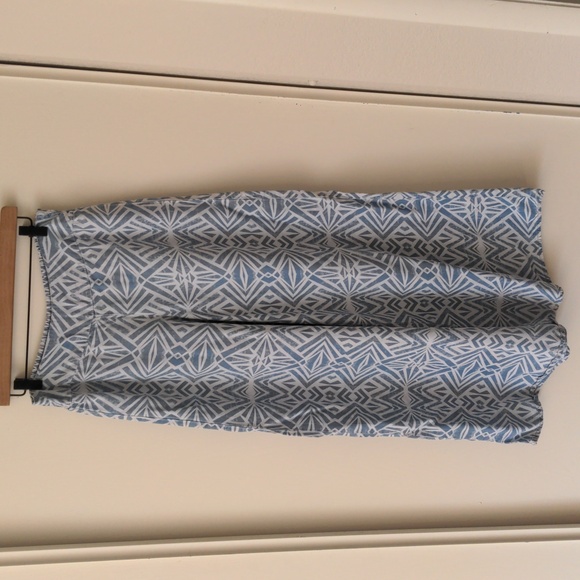 Mossimo Supply Co. Pants - Target Mossimo Wide Leg Elastic Waist Pull On Pants Women's Blue White Size S